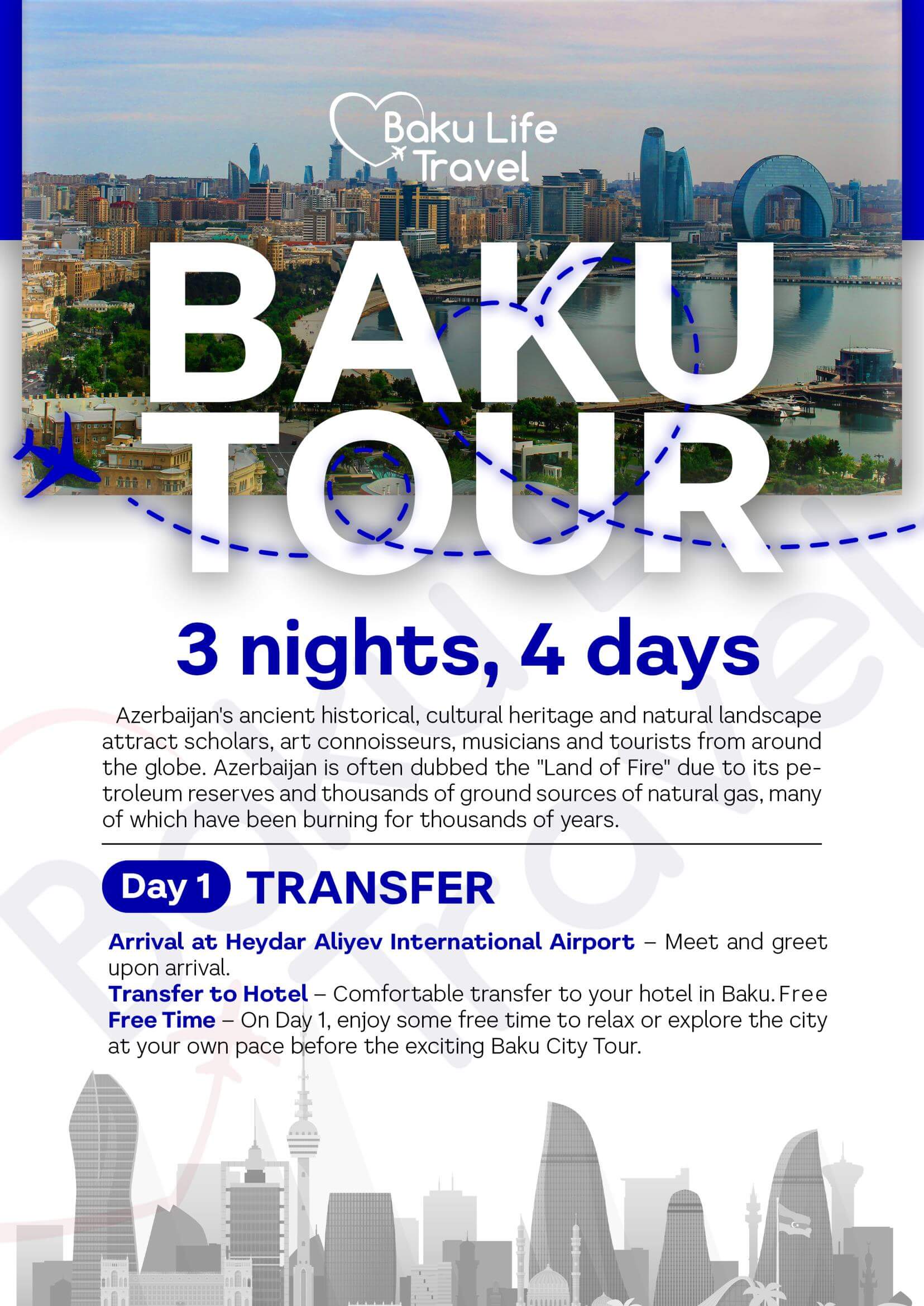 Baku Tour 3 nights , 4 days